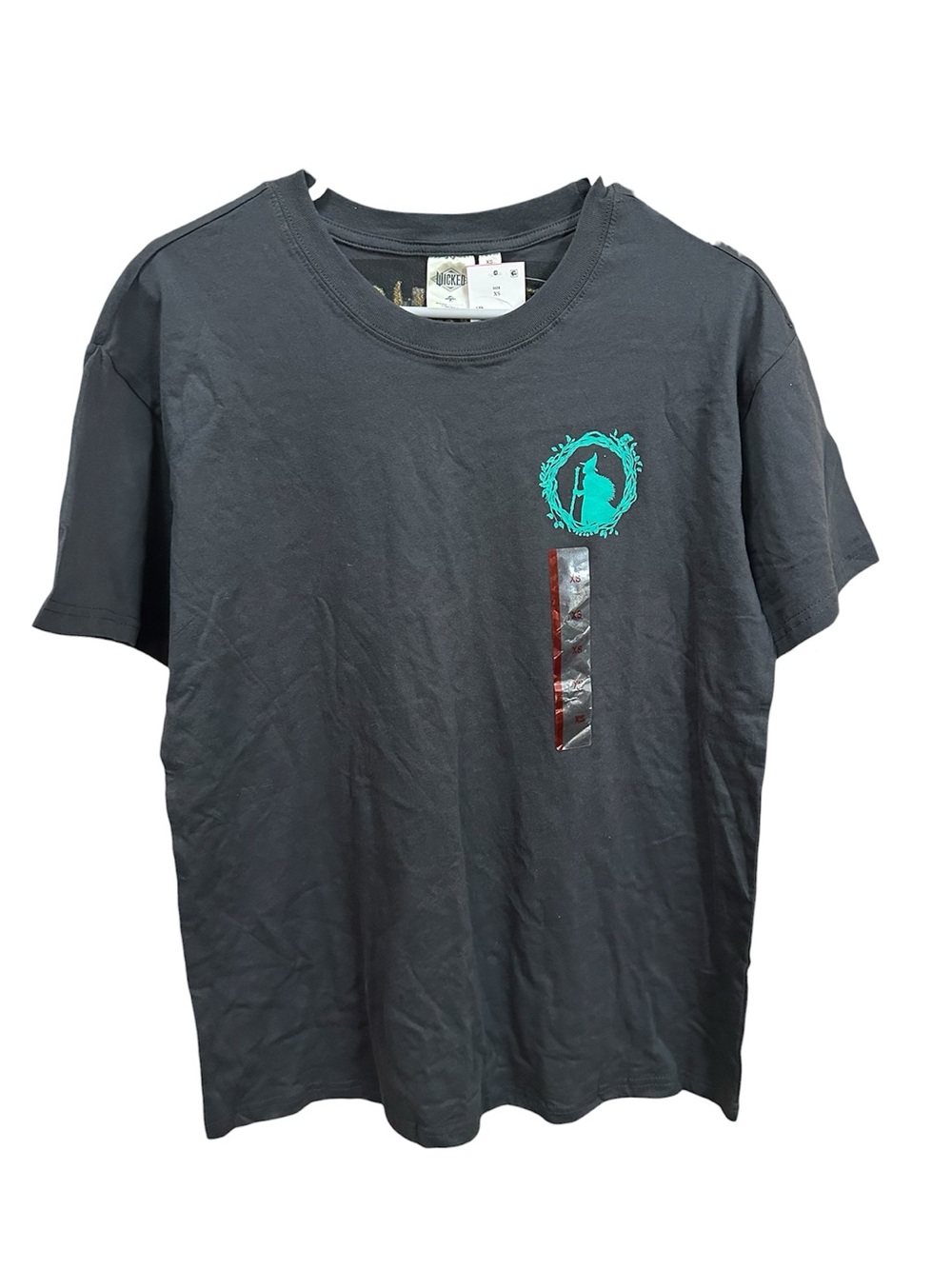 Wicked Elphaba Embroidered Graphic Tee XS NEW
